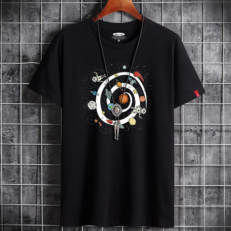 

2022 T Shirt for Men Clothing Gym Clothing Manga Summer Oversized Running Tshirts Men Harajuku Streetwear Tee Shirt Goth Hip Hop