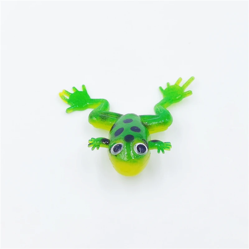 5pcs/lot Artificial Lifelike Floating Frog Soft Fishing Lures 40mm