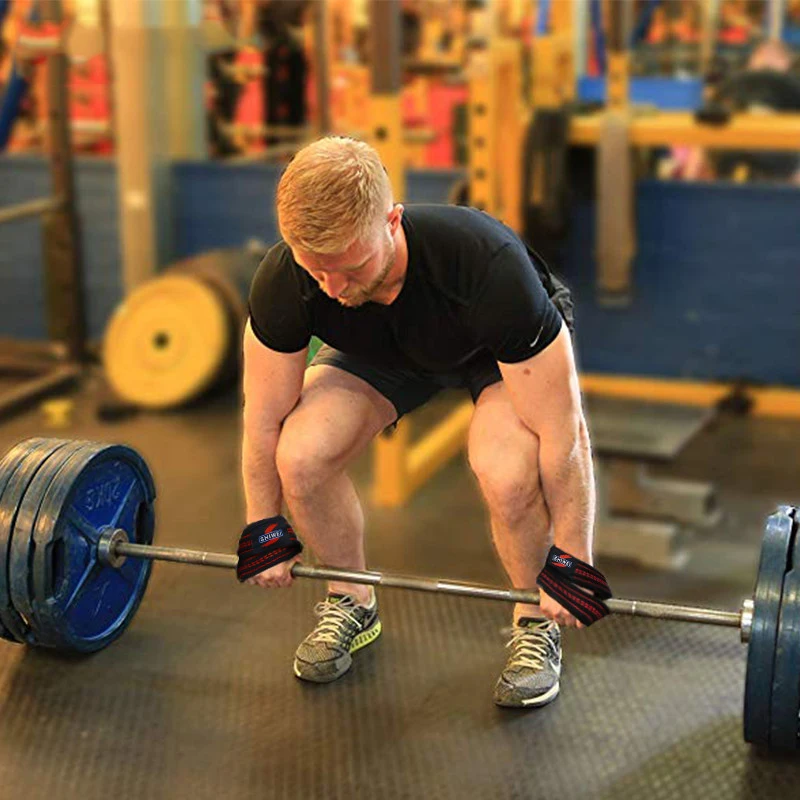 ROEGADYN Deadlift тренажерный зал наручные обертывание фитнес поддержка запястья похудение тренировка Тяжелая атлетика в форме восьмерки ремешок на запястье