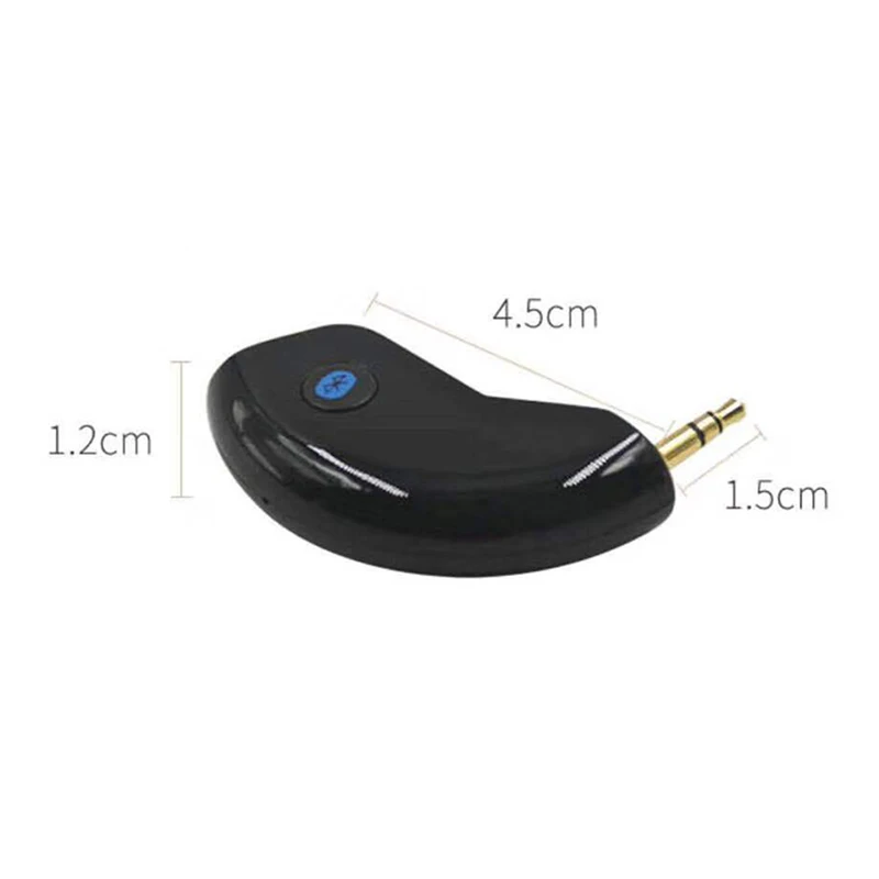 Мини 3,5 мм разъем AUX аудио MP3 музыка Bluetooth приемник автомобильный комплект Беспроводной Громкая Связь Динамик WIF66