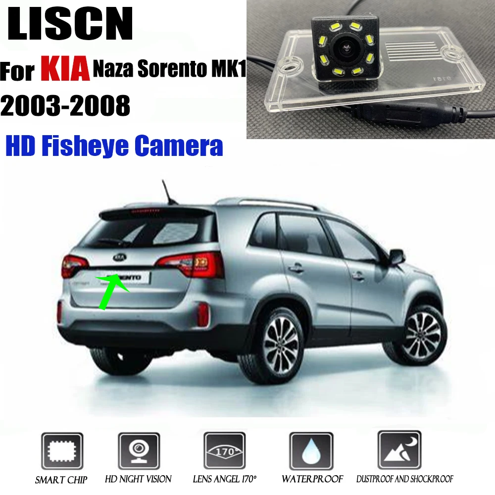 

car rear camera For Kia Naza Sorento MK1 2003 2004 2005 2006 2007 2008 HD reversing camera night Visioin / License plate camera
