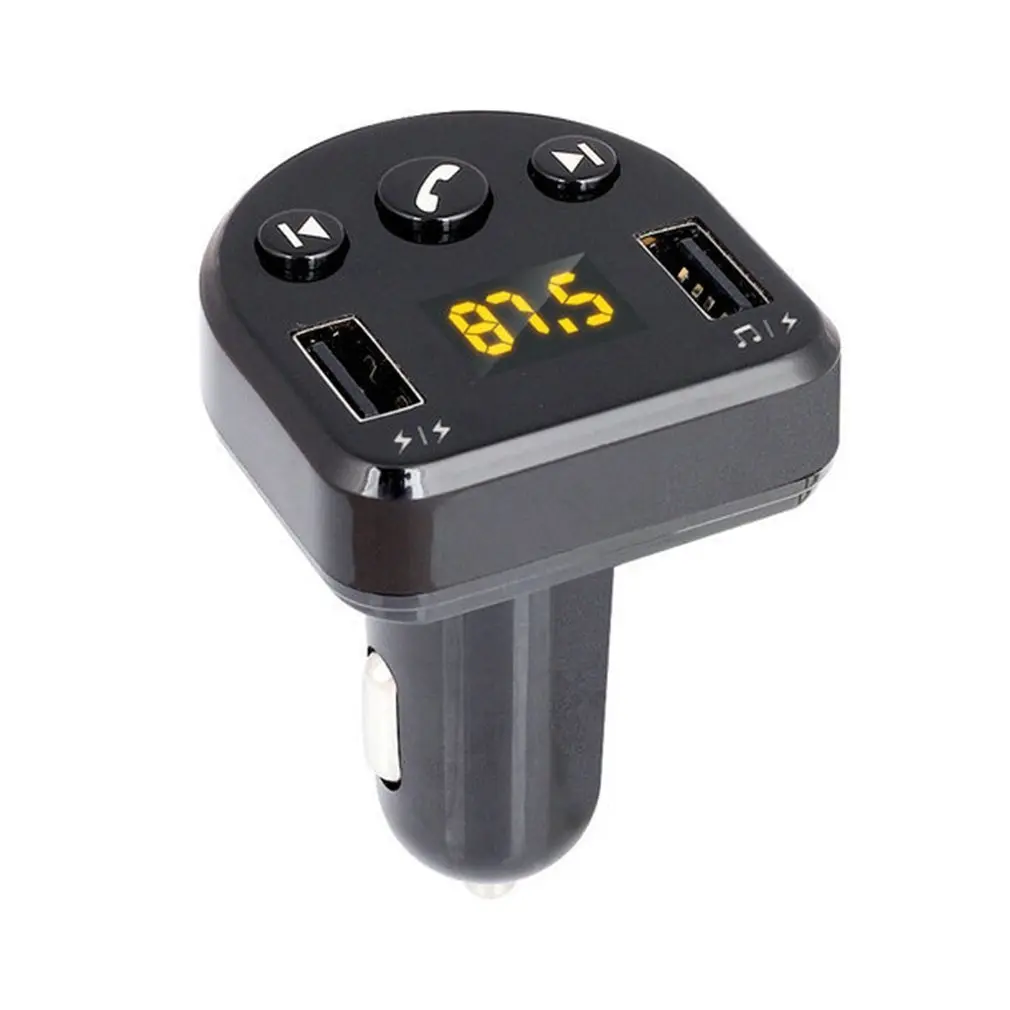 Fm Transmitter For Cars Handsfree Receiver Car Kit With Mic/Tf Card