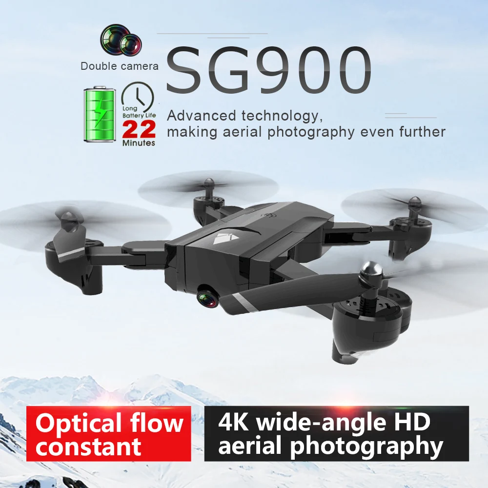 GoolRC SG900 Радиоуправляемый Дрон с камерой 4K 22mins время полета Радиоуправляемый квадрокоптер оптический поток позиционирование жеста фото видео изображение радиоуправляемые игрушки