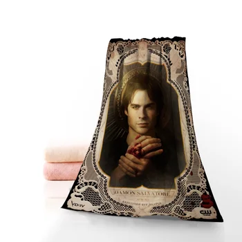 

Custom Ian Somerhalder Fashion Bath Towel Washcloth Home Textile Travel Hand Face Towel Microfiber Bathroom Towels For Adults