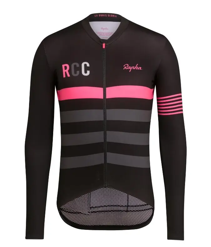 Высокое качество RCC длинный рукав майки для велоспорта pro team aero весна осень дышащая тонкая ткань велосипед с длинным рукавом рубашка