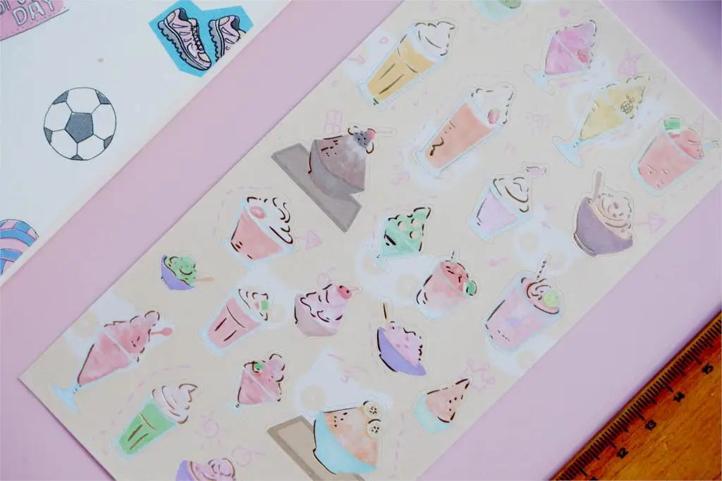 45 шт./1 партия Kawaii канцелярские наклейки s милые сладкое десертное ежедневник планировщик декоративные мобильные стикеры s Скрапбукинг DIY ремесло стикер