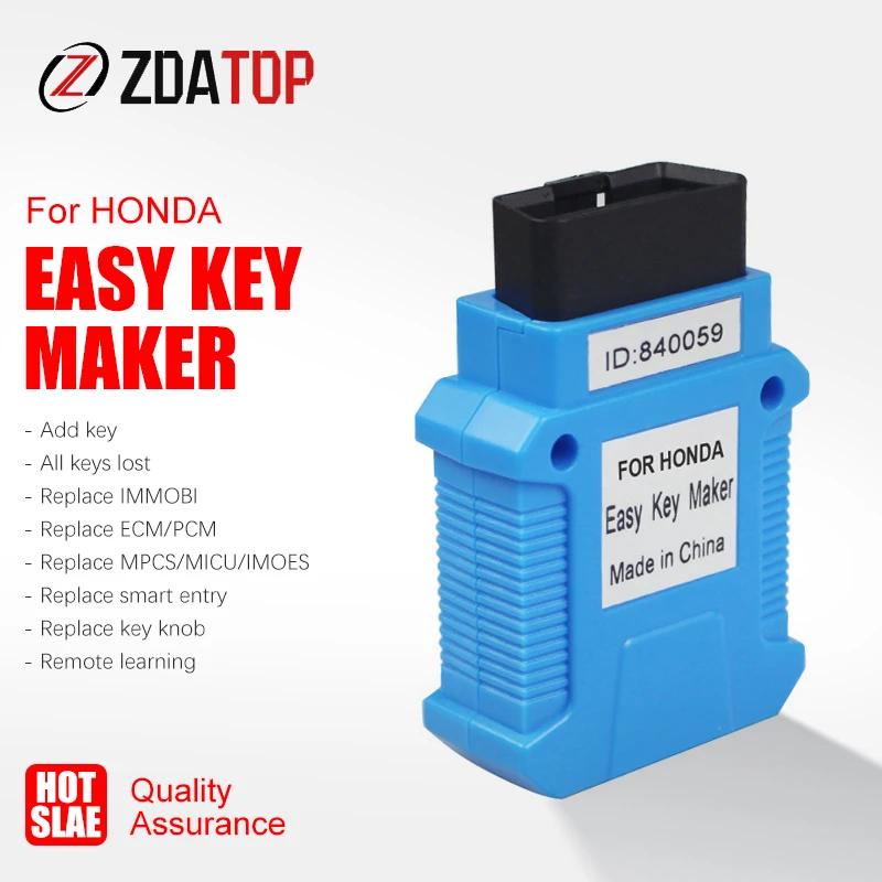 Newest For Honda Easy Key Maker Key Programmer Registering Key By OBDII Easy Key Maker Quick Professional for Honda/Acura|Car Diagnostic Cables & Connectors| - AliExpress