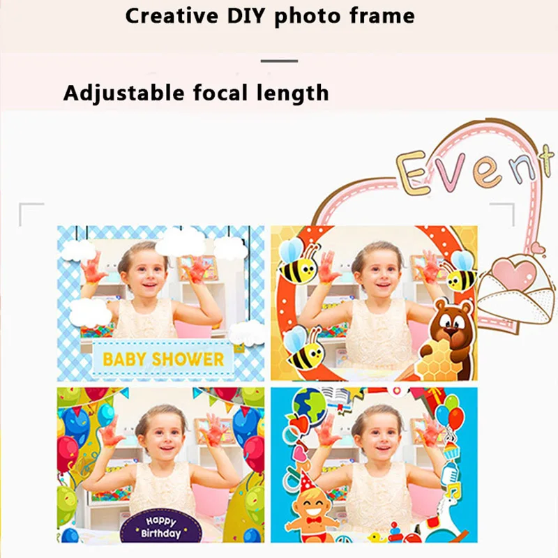 Hd Screen Rechargeable Digital Mini Camera Kids Cartoon Cute Camera Toys Outdoor Photography Props for Child Birthday Gift
