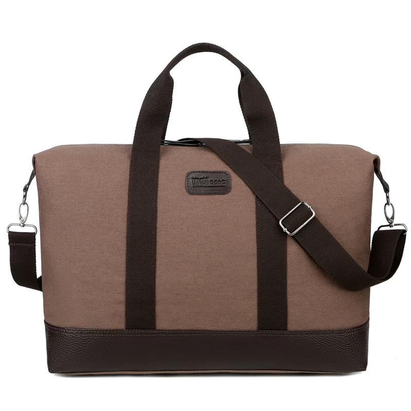 

Men Canvas Travel Bag Hand Luggage Big Bag Large Capacity Luggage Bag Carry On Weekend Duffle Bag Portable Travel Bag