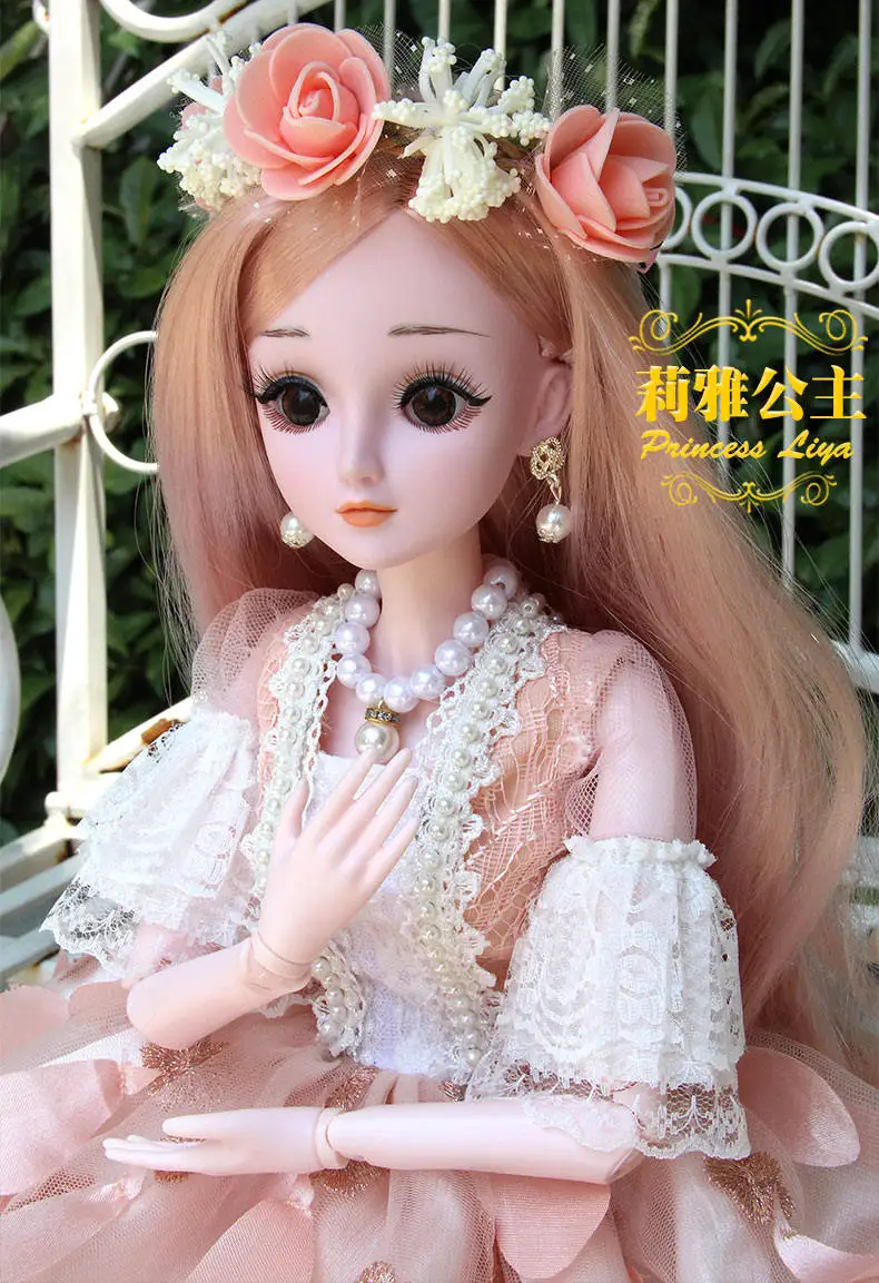 60 см 20 подвижные швы белая кожа Bjd куклы принцесса платье девушки игрушки 3D глаза одежда Обувь Аксессуары BJD кукла игрушка для девочек