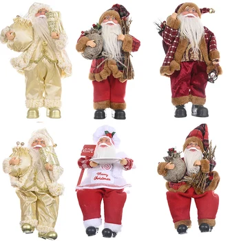 

2020 Christmas Decorations Santa Claus Doll Decoration Christmas Tree Window Home Decoration Sitting Posture Standing Doll