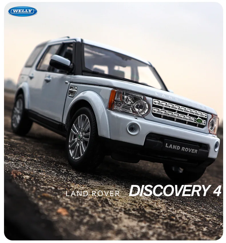 Welly 1:24 Land Rover Discovery автомобильный брелок для автомобильных ключей имитационная