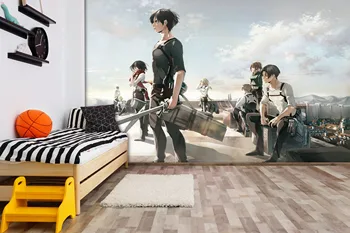 

[Self-Adhesive] 3D Attack On Titan 612522 Japan Anime Wall Paper mural Wall Print Decal Wall Murals