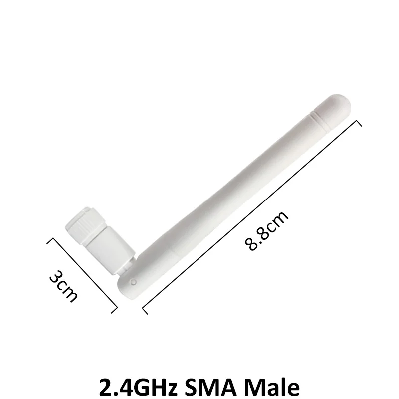 2 4 ГГц WIFI антенна 2dBi 3dbi SMA разъем wi fi Белый для беспроводного маршрутизатора