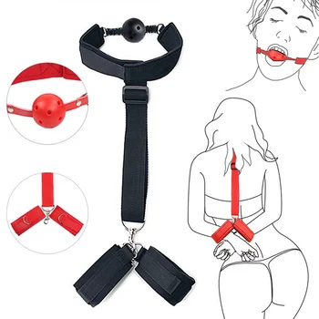 BDSM Sex Toys For Women Couples Erotic Bondage Slave Leg Open Restraints Neck Handcuffs Ankle Cuff Straps Sex Shop No Vibrators 2
