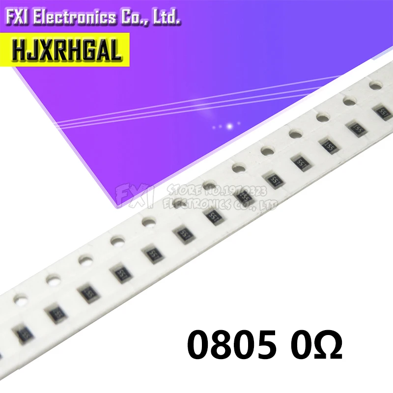 300 шт. 0805 SMD резистор 0 ohm 1/8 Вт 0R