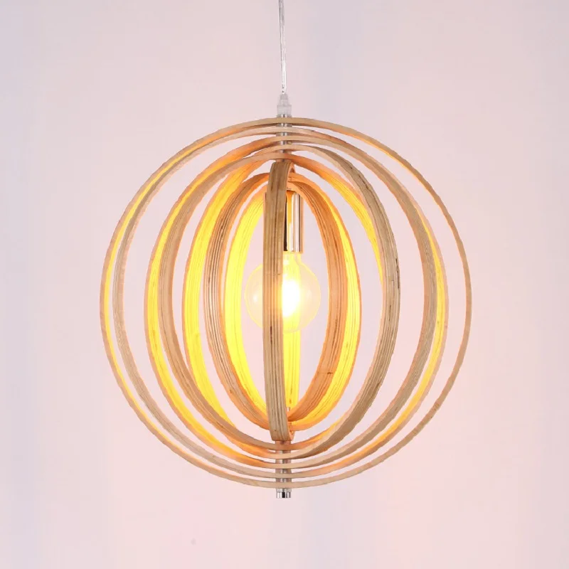 adjustable shape LukLoy светодиодный Скандинавское регулируемое кольцо, твердый деревянный подвесной светильник, художественная лампа для гостиной, столовая, бар, лофт, подвесной светильник, дерево - Цвет корпуса: adjustable shape