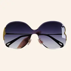 Винтажные цельные солнцезащитные очки для женщин, брендовые дизайнерские Круглые Солнцезащитные очки UV 400