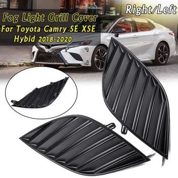 

Pair Front Left Right Bumper Bezels Fog Light Lamp Grill Cover For Toyota Camry for SE XSE Hybid 2018- 2020 Car Light Assembly