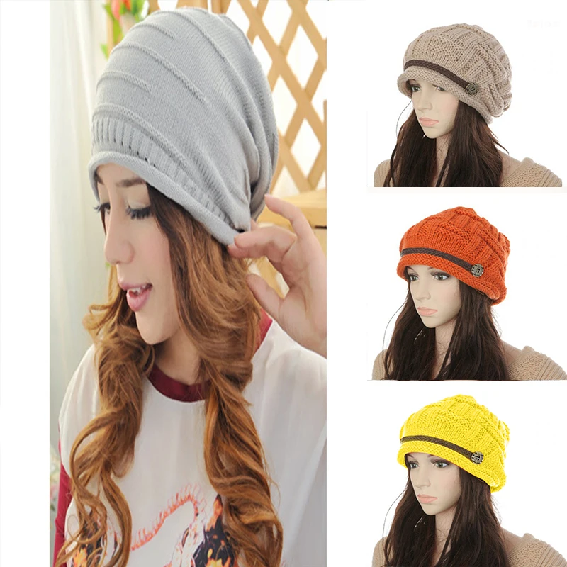 

Fashion Solid Casual Skullies Beanies Knitting Spring Autumn Winter Warm Knit Women's Hat Men Unisex Outdoors Hip Hop Caps