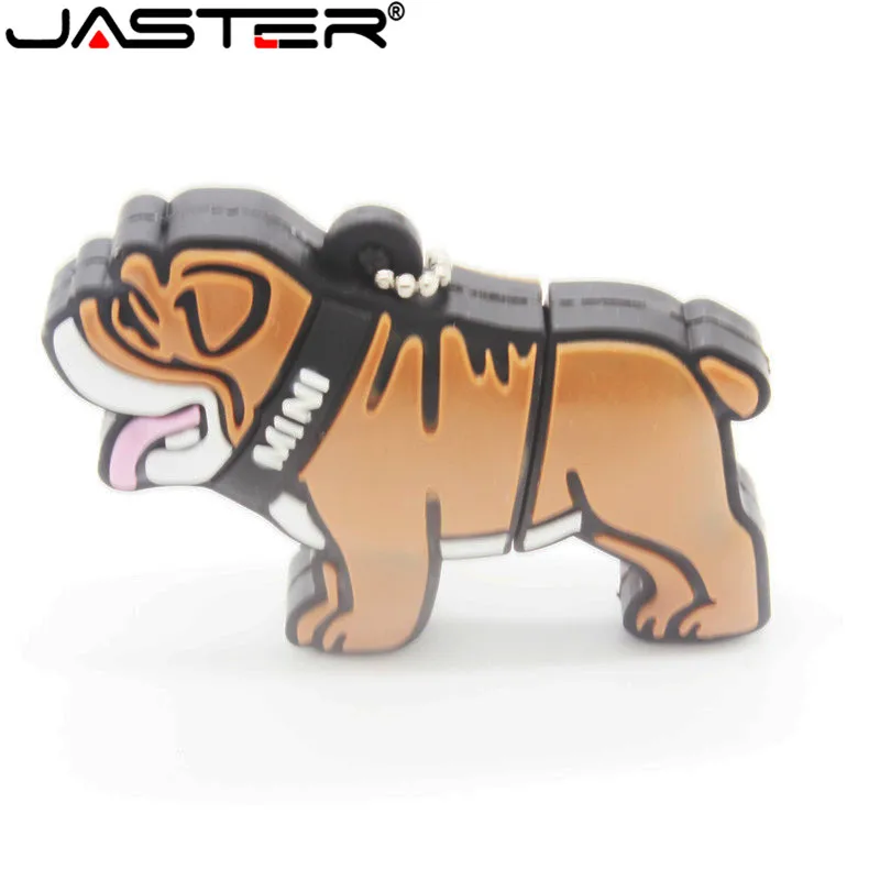 Jaster lovely mini бульдог USB флеш-накопитель милые животные мультфильм USB 2,0 4 ГБ/8 ГБ/16 ГБ/32 ГБ/64 ГБ реальная емкость USB карта памяти