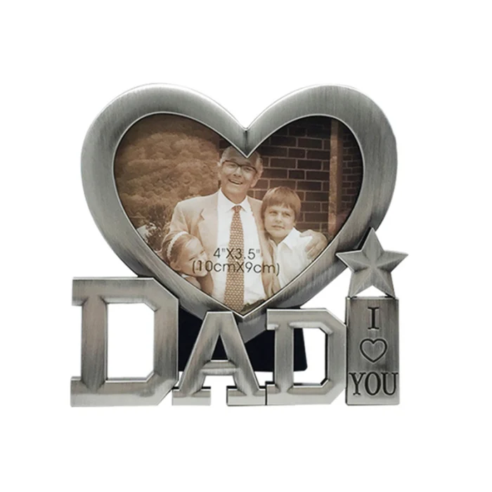 Рамка для картин в форме сердца с надписью «I Love You Dad», декор для стола, подарок на день отца, распродажа