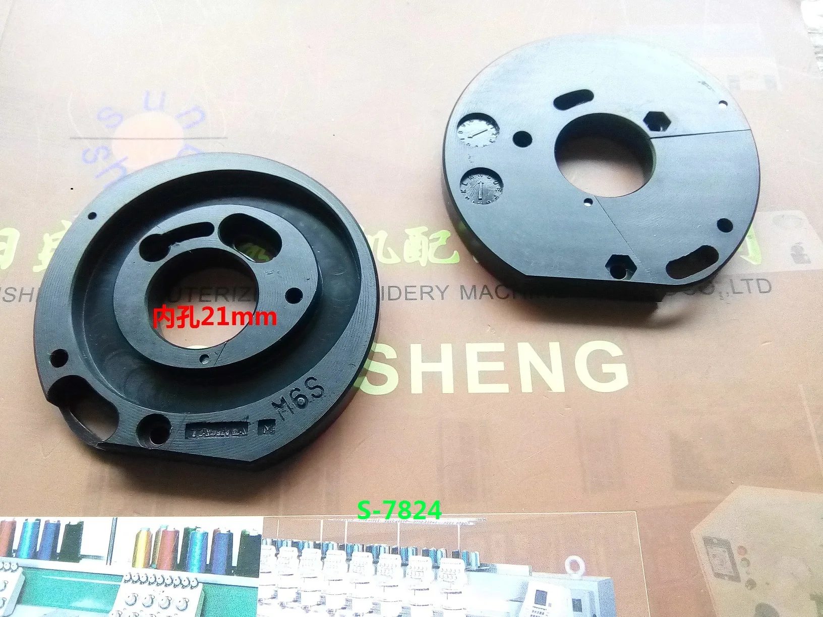 Аксессуары для компьютерной вышивальной машины, Tajima M6S cam, M6S резиновое колесо 18 оси(21 отверстие