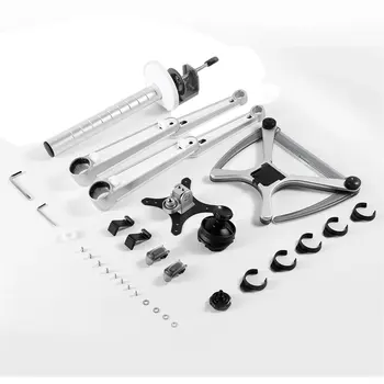 

LESHP Dual Laptop Combination Bracket For Laptop Computer Monitors Aluminum Alloy Combination Desk Holder