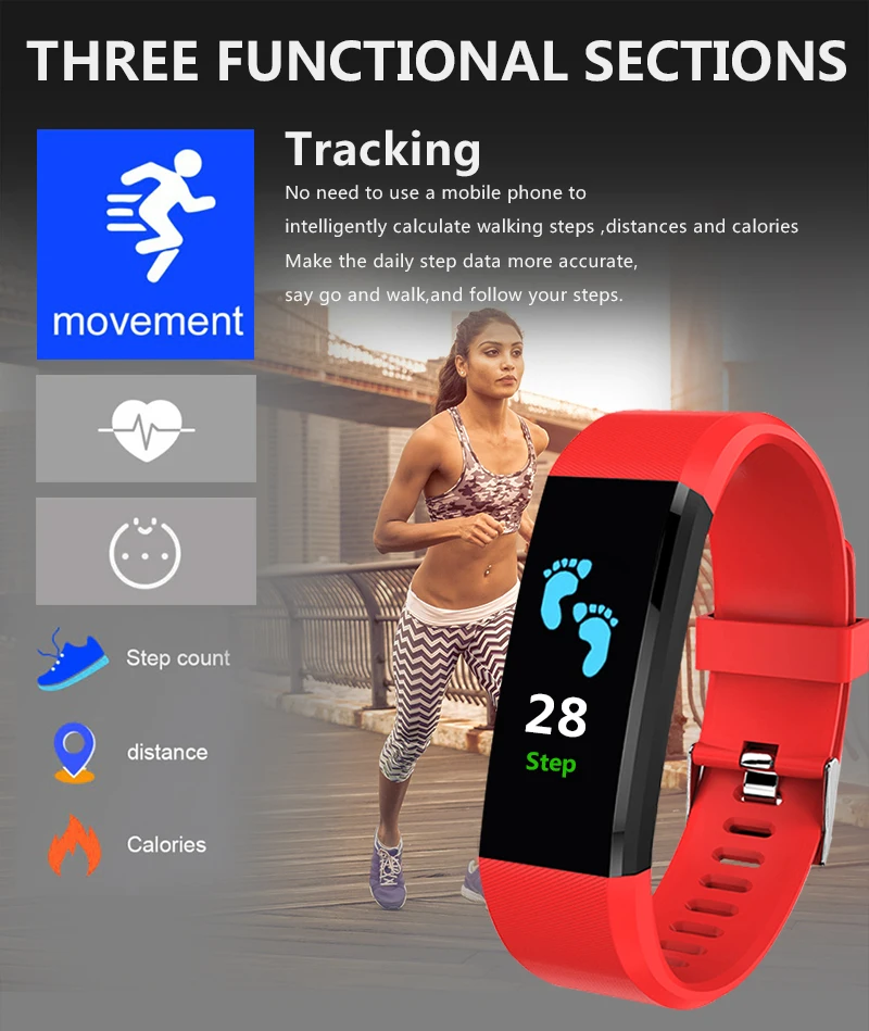 Смарт-часы для мужчин, умный Браслет, пульсометр, кровяное давление, фитнес-трекер, умные часы, спортивные часы для ios android+ коробка