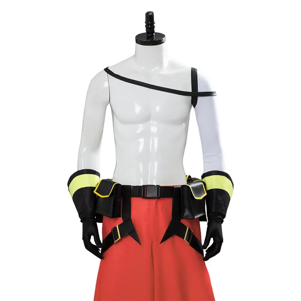 PROMARE GALO THYMOS Косплей Galo Thymos Косплей Костюм для взрослых мужчин брюки аксессуары наборы Хэллоуин карнавал