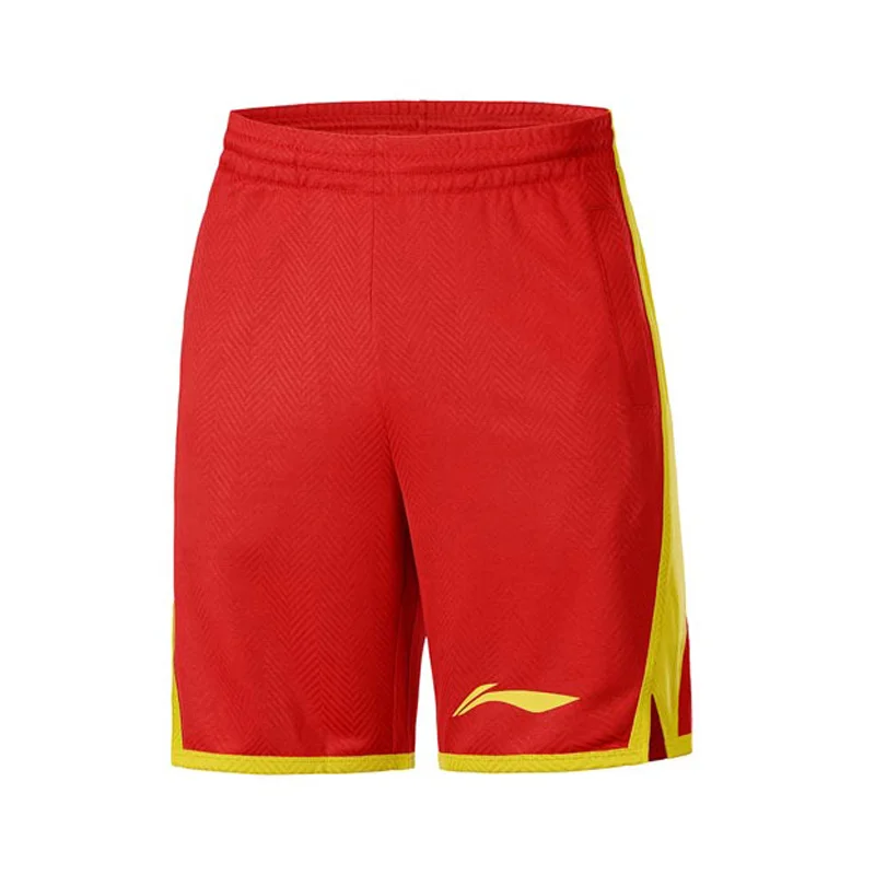 Мужские шорты для баскетбола Li Ning спортивные из полиэстера с подкладкой li ning и