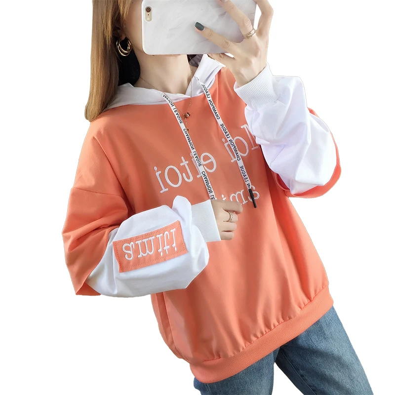 Hoodies Women 2019 Women Hoodies Sweatshirts Autumn Winter  Letter Long Sleeve Hoody Jumper Pullover Top Blouse