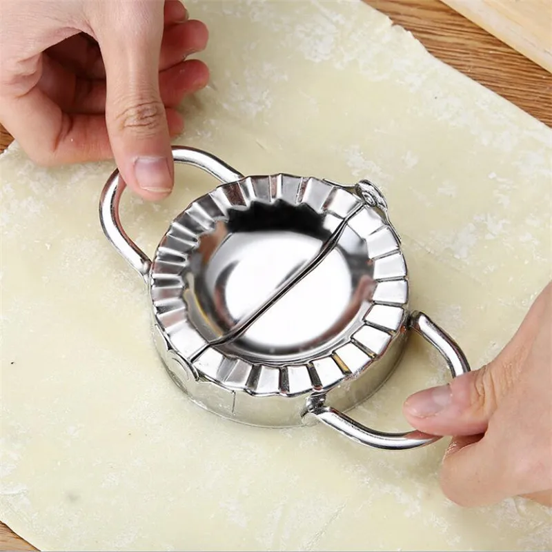 New DIY Dumplings Maker Tool 304 Stainless Steel Jiaozi Pierogi Mold Dumpling Clips Baking Molds Pastry Kitchen Accessories | Дом и сад