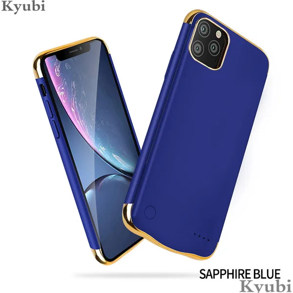 11 Pro Blue 5500 мА/ч внешний чехол для зарядного устройства для iphone 11 Pro Портативный беспроводной чехол для зарядки аккумулятора для iphone 11 Pro - Цвет: 11 Pro Blue
