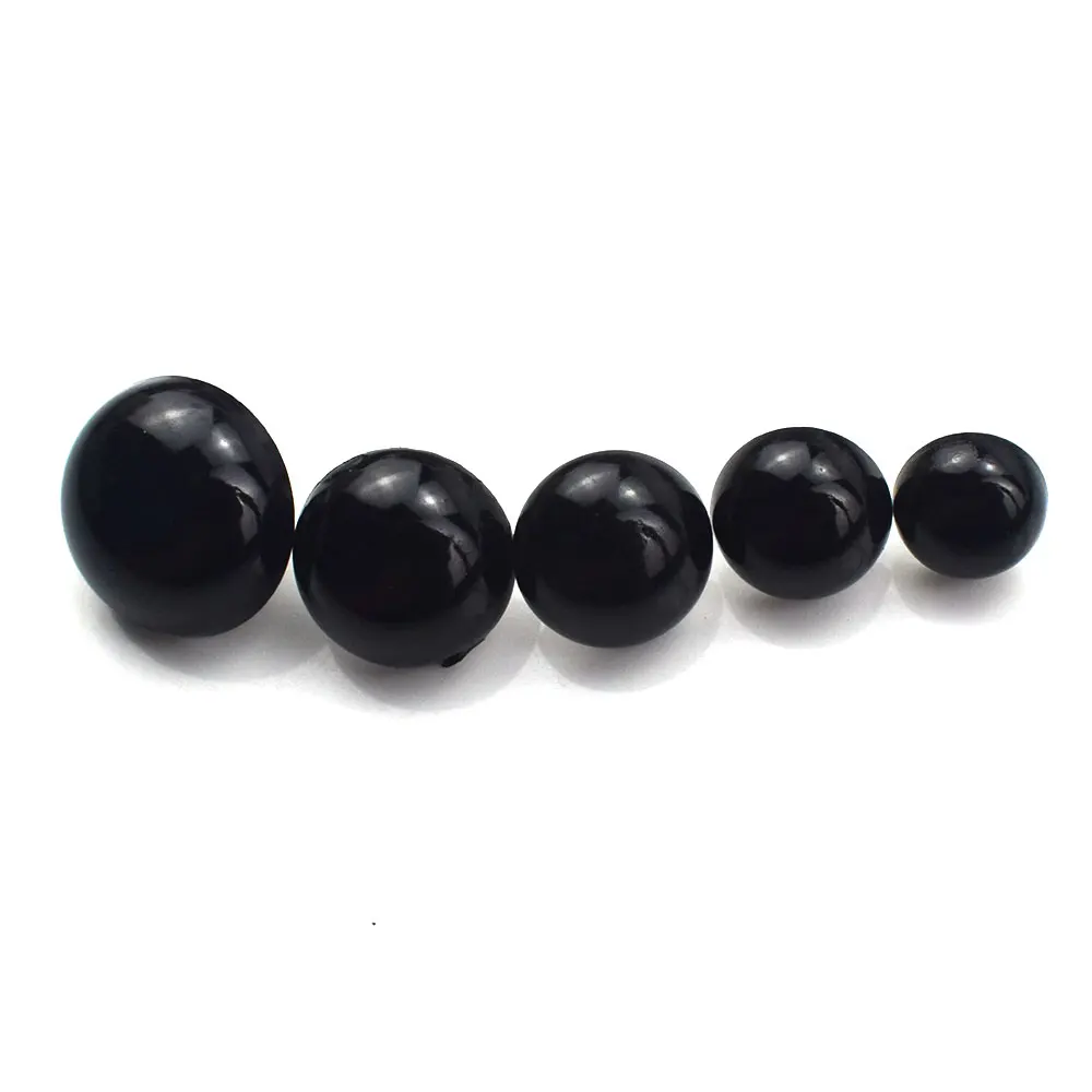6-30MM Solid Eyes Black Plastic Safety Eyes for Bear Doll Puppet Plush Animal Doll Toy Eye Nose Animal Sewing Button Accessories plastic safety eyes,swing eyes,googly doll eyes,plastic toy eyes,safety eye tool,doll eyes