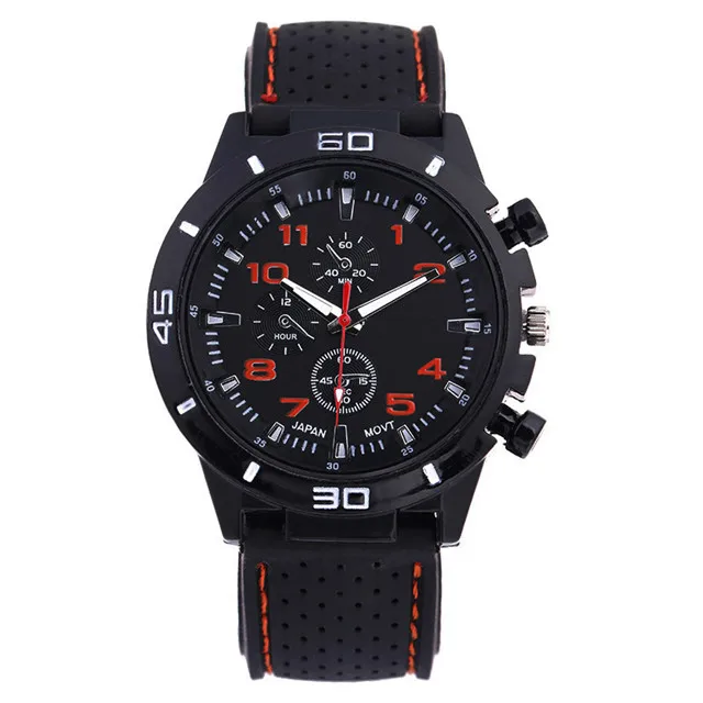 2020 Luxury Brand rubber Quartz Watch Women Men Ladies Fashion Wrist Watch Wristwatches three-eyes relogio feminino masculino 