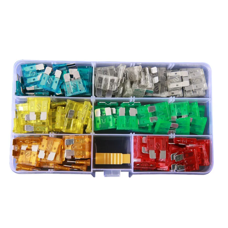 120 шт. набор предохранителей для автомобилей и грузовиков 5/10/15/20/25/30A |