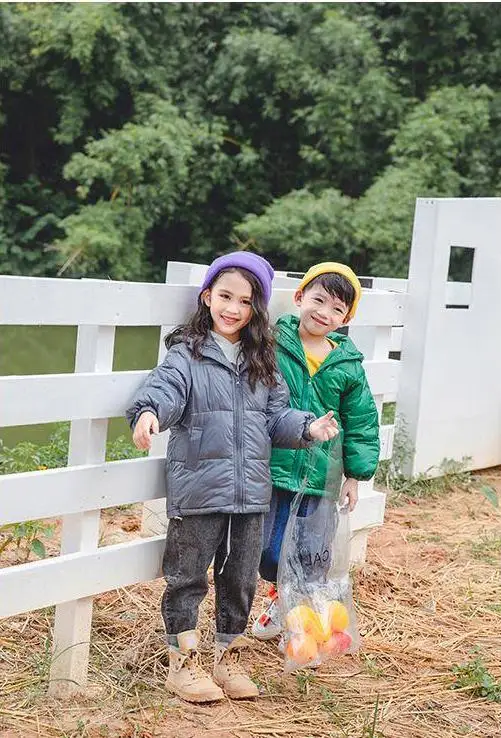 Winter New Children Girls 90% White Duck Down Hooded Coat Parkas Kids Boys Girls Warm Thick Jacket Toddler Outerwear NO21