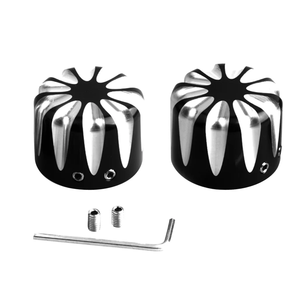 Motorcycle CNC Front Wheel Axle Nut Cover Bolt For    Touring 