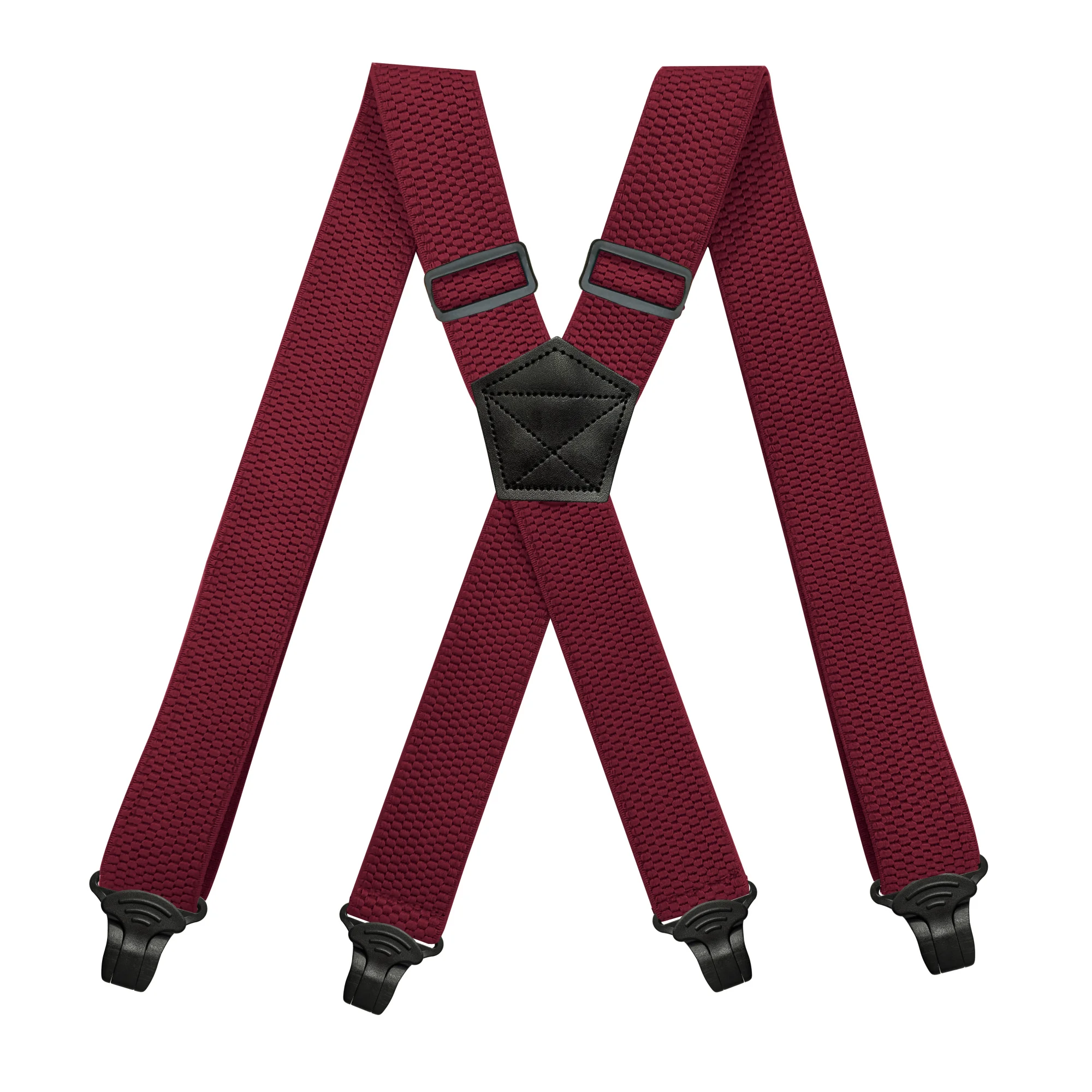 

JIERKU Suspenders Man's X style Braces Suspensorio Tirantes Hombre Elastic Strap 3.8cm Corn Grain Father's Gift