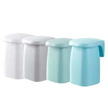 

4PCS Magnetic Suction Cup Wall-Mounted Toothbrush Rack Brushing Cup Washing Cup