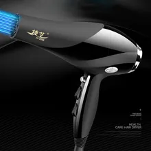 2400 Вт профессиональный мощный Фен для волос в парикмахерском стиле, черный фен для волос, профессиональный керамический фен для волос