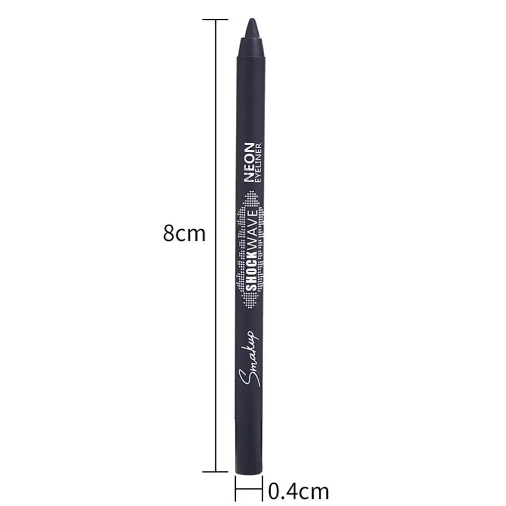 Sexy Makeup Long-lasting Waterproof Matte Neon Quick Dry Eyeliner Eyes Smudge-proof Black Purple Blue Color Eye Liner Cosmetics