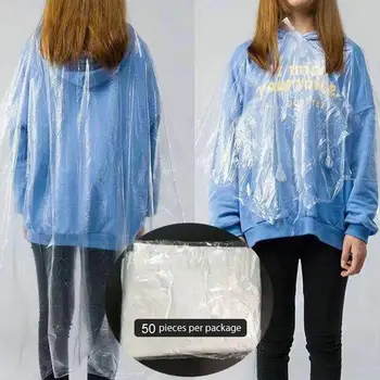 

50pcs health care Barber Wai cloth perm hair salon haircut Wai Hairdressing cape disposable cloth shawl Disposable PE apron