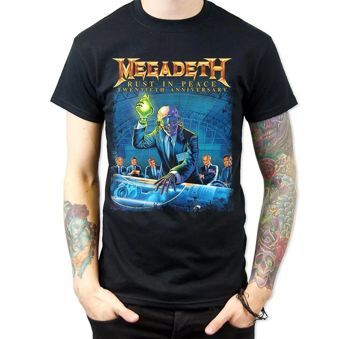 Megadeth ржавчина в мире XX (юбилей) Футболка классический стиль футболка winner мужская