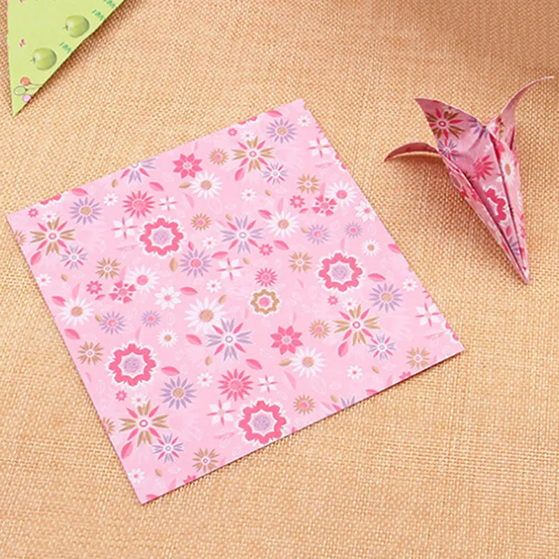 

2019 Patterns Paper Craft Mix Color Flower Patterned Folding Paper Square Origami Papers DIY Kid Gift Party decor
