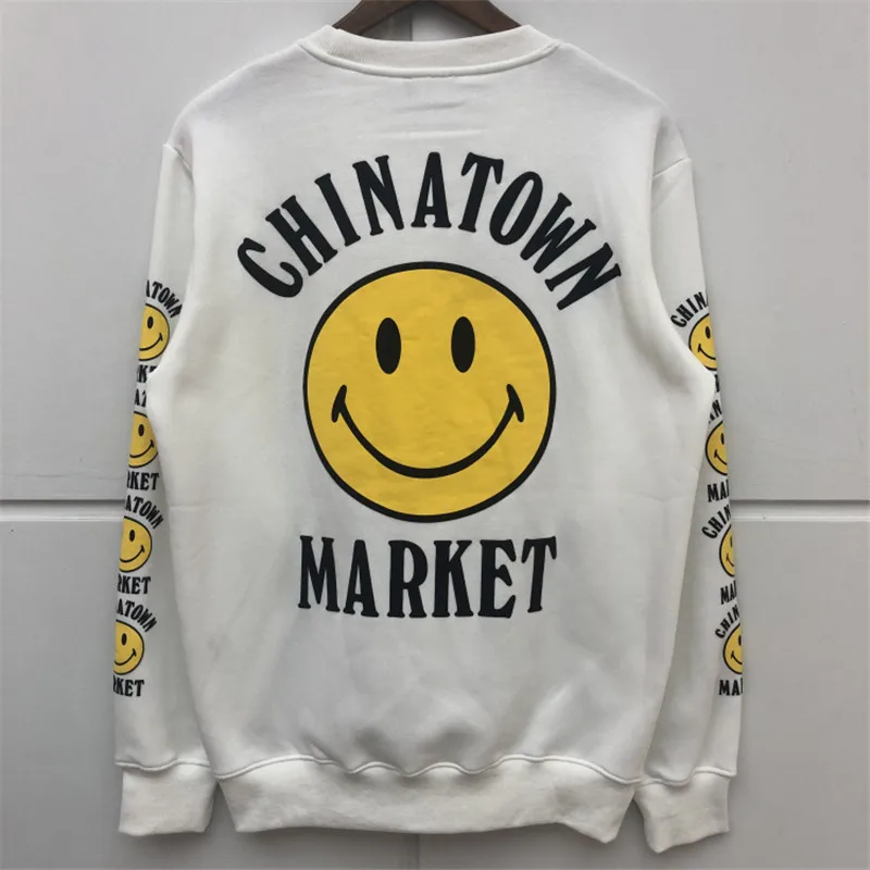 1 Kanye Smile Face Женские Мужские свитшоты мужские женские свободные повседневные уличные толстовки с капюшоном на весну и осень - Цвет: 1