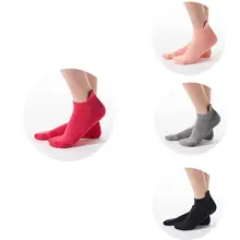 2 Pairs Non Slip Yoga Socks for Women Anti-Skid Barre Fitness Socks with Grips for Women Ladies Sports Socks Drop shipping&cx