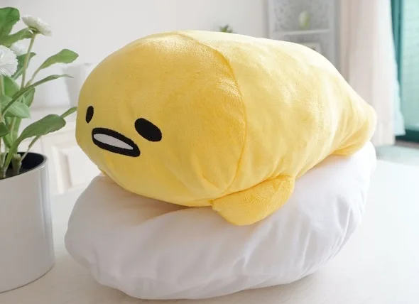 C Новинка Gudetama Lazy Egg Jun яичный желток Мячи 40 см Большой братец кукла ленивая подушка мягкая плюшевая игрушка для детей рождественские подарки - Цвет: C