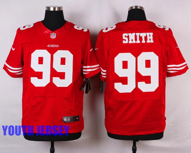 Stitiched, San Francisco s, Carlos Hyde, Hayne NaVorro Bowman Eric Reid Anquan Boldin, Монтана Патрик Willisfor youth, детский трикотаж - Цвет: Небесно-голубой
